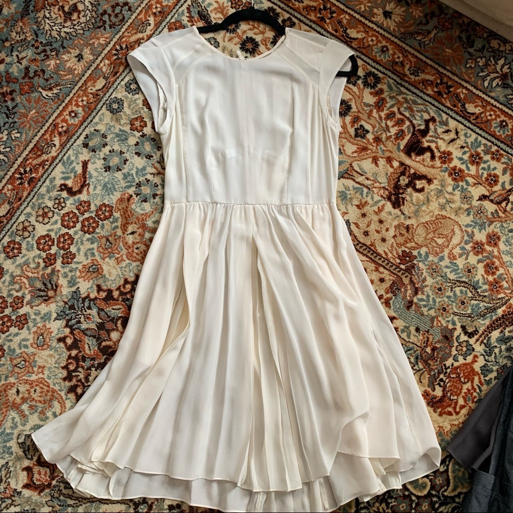 Rebecca Taylor Cream Silk Dress